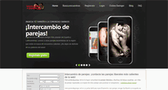 Desktop Screenshot of intercambiodeparejas.net