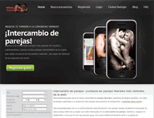 Tablet Screenshot of intercambiodeparejas.net